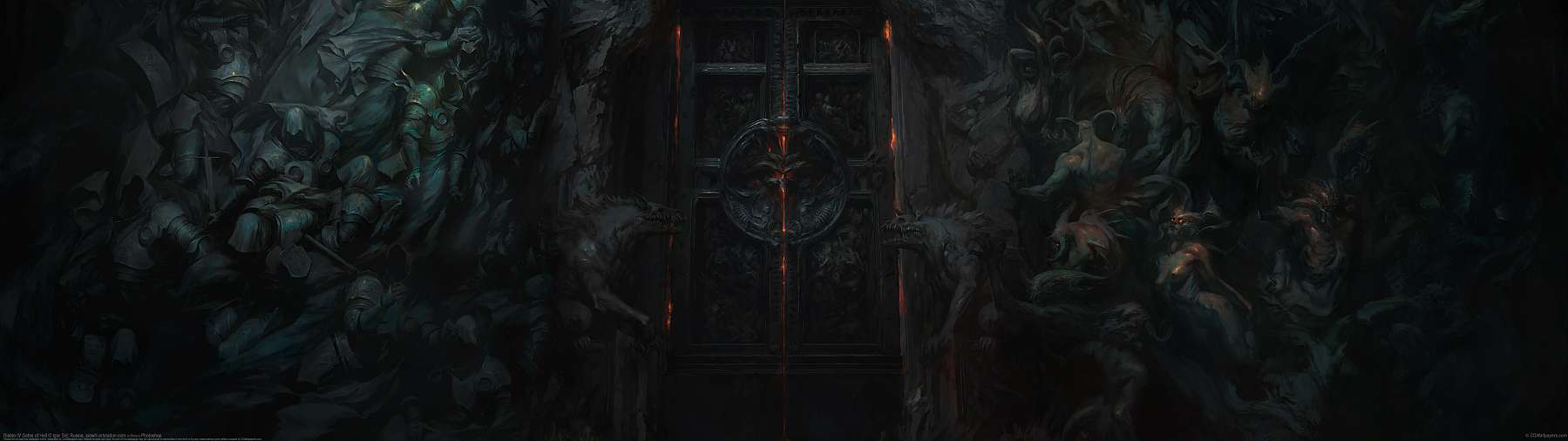 Diablo IV Gates of Hell ultrawide wallpaper