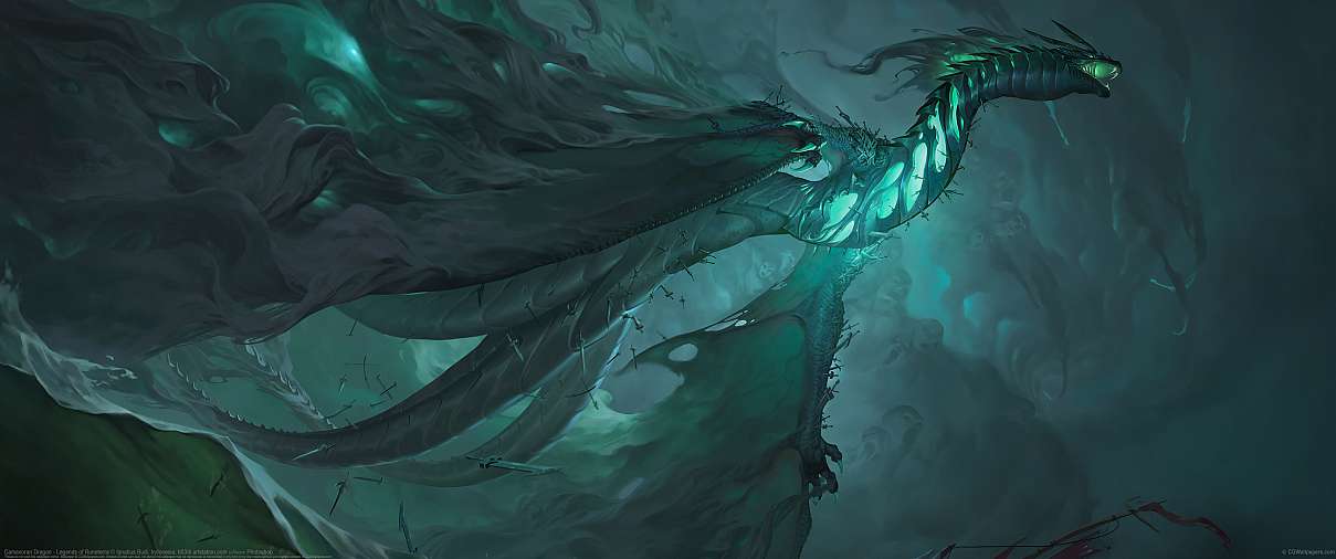 Camavoran Dragon - Legends of Runeterra ultrawide wallpaper