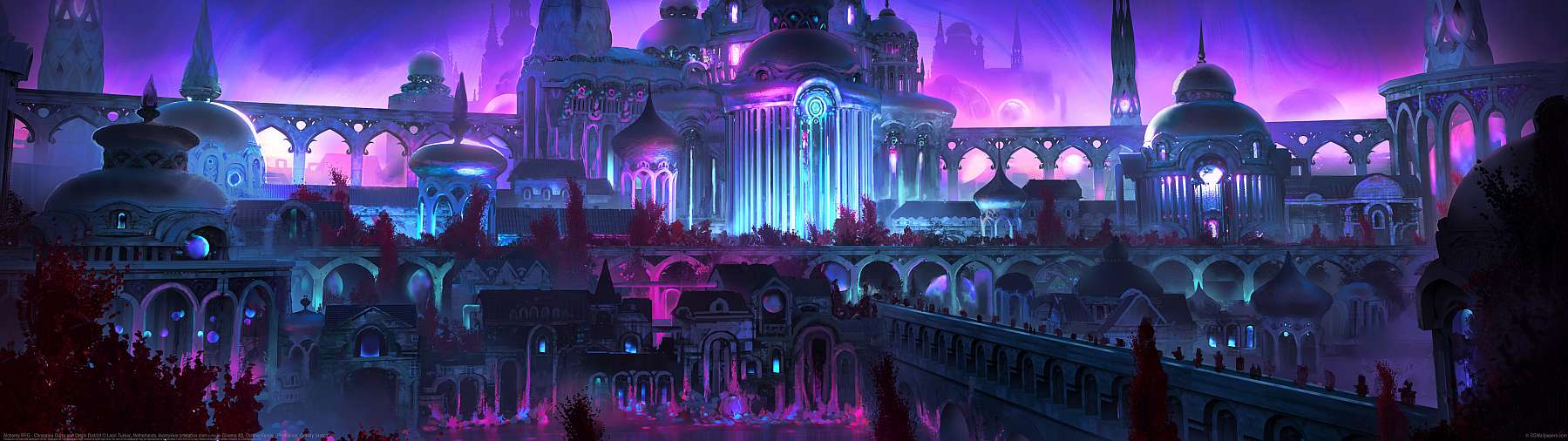 Alchemy RPG - Chrysalea Ourro and Origin District ultrawide wallpaper