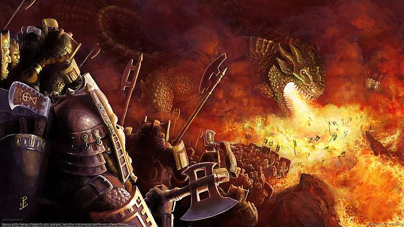 Glaurung and the Dwarves of Belegost wallpaper or background