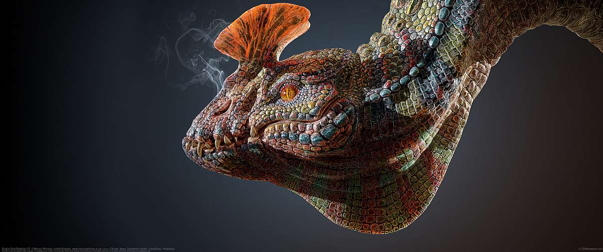 Dragon Bust Redesign 02 ultrawide wallpaper