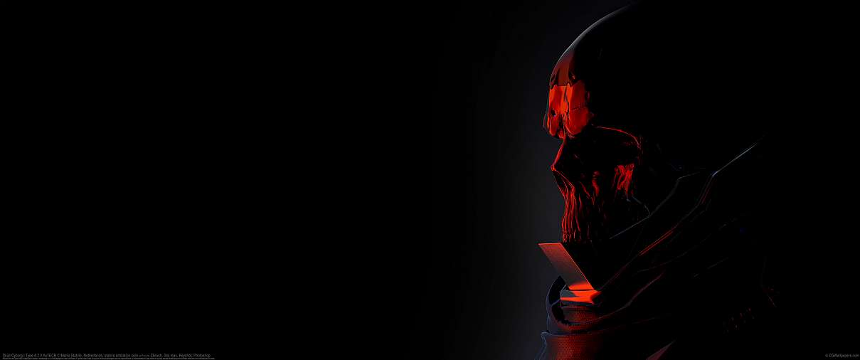 Skull Cyborg | Type 4.2 // AxTECH ultrawide wallpaper