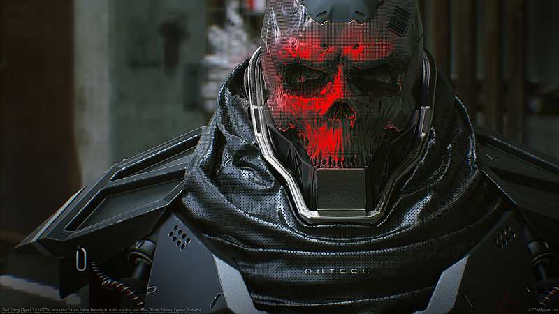 Skull Cyborg | Type 4.2 // AxTECH - movie shot wallpaper or background