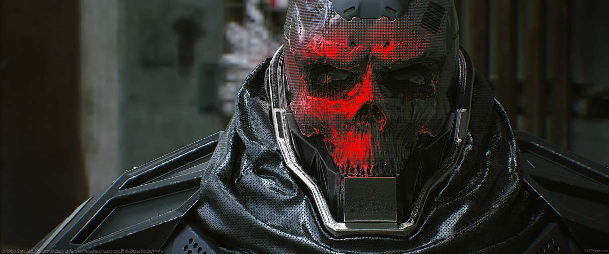 Skull Cyborg | Type 4.2 // AxTECH - movie shot ultrawide wallpaper