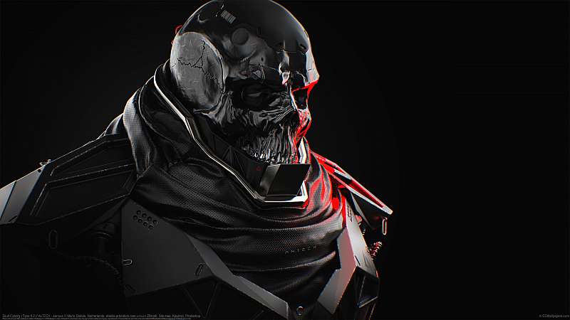 Skull Cyborg | Type 4.2 // AxTECH - serious wallpaper or background