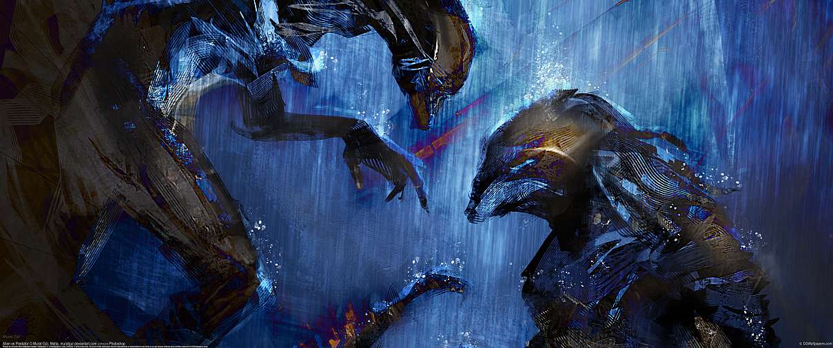 Alien vs Predator ultrawide wallpaper