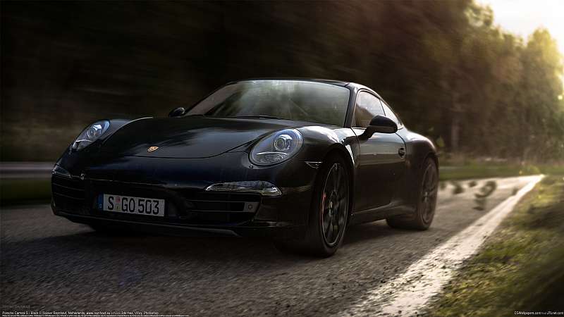 Porsche Carrera S - Black wallpaper or background