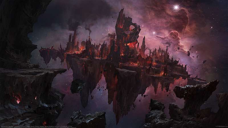 Warhammer Total War 3 Demonic Fortress wallpaper or background
