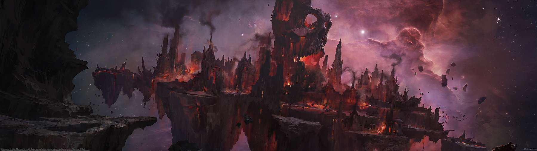 Warhammer Total War 3 Demonic Fortress ultrawide wallpaper