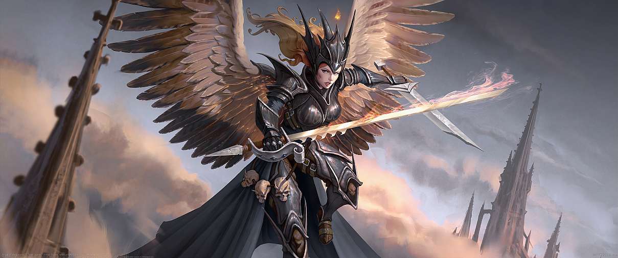 Angel of Vengeance ultrawide wallpaper