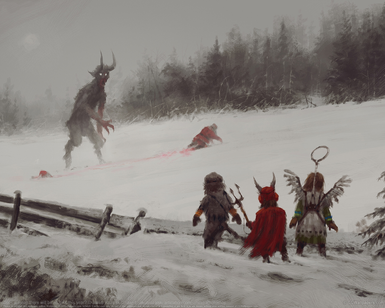 Christmas Wallpapers fond d'cran 01 @ 1280