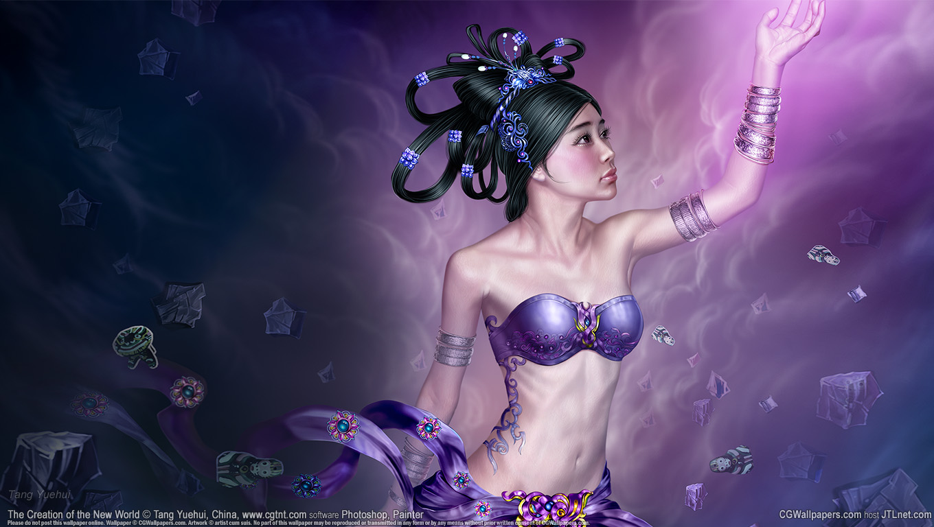 Tang Yuehui fondo de escritorio 12 @ 1360x768