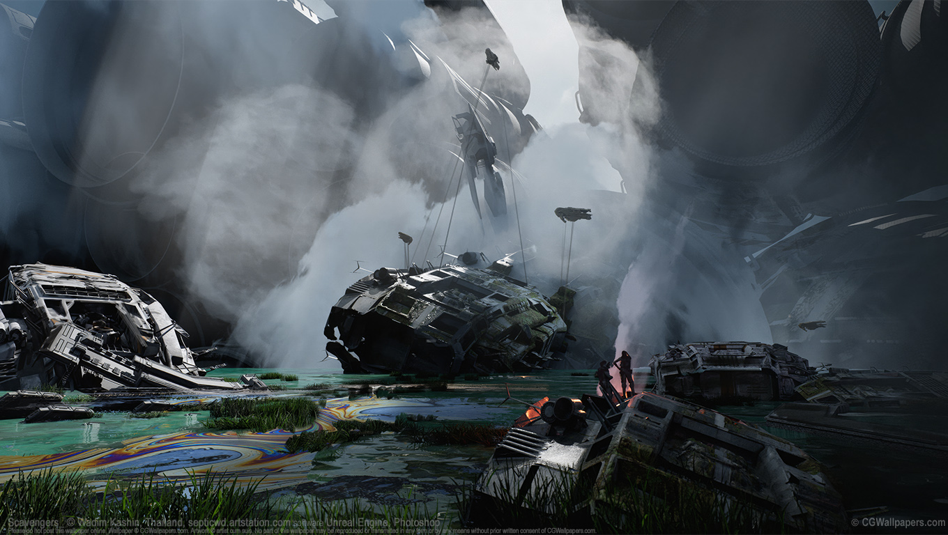 Wadim Kashin fond d'cran 19 @ 1360x768