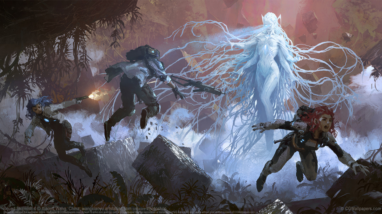 Xiaoyu Wang fond d'cran 12 @ 1280x720